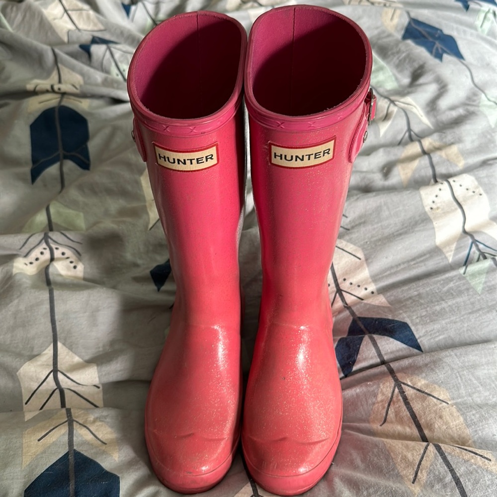Hunter boots size 2
